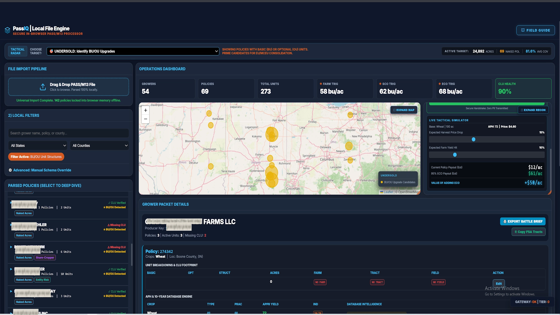 PassIQ Interface Preview